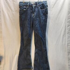Levis 518 Jeans Women’s 9M 29x32 Superlow‎ Bootcut Blue Denim Pant